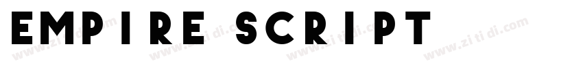 Empire Script字体转换
